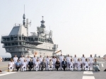 Rajnath Singh reviews operational capabilities of Indian Navy
