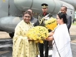 President Droupadi Murmu arrives in Kolkata on maiden Bengal visit since assuming office