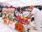 PM pays last respects to Parkash Singh Badal in Shiromani Akali Dal's office in Chandigarh