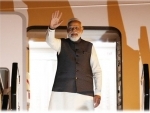 Narendra Modi leaves for home after completing his three-nation tour