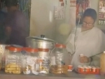 Mamata Banerjee tries her hand at preparing dumplings in North Bengal