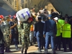 India hands over second consignment of emergency relief materials to earthquake-hit Nepal 