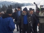 Rahul Gandhi arrives at Gulmarg on a 2-day personal visit