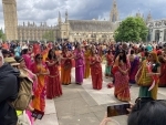 London: Over 700 India-origin women participate in 'Saree Walkathon' to celebrate National Handloom Day