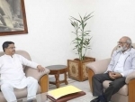 MHA NE advisor A K Mishra calls on Tripura CM Manik Saha