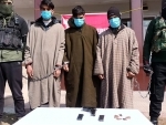 3 militant associates of Hizbul Mujahideen arrested in Jammu and Kashmir's Kulgam