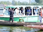 Jammu and Kashmir: LG Sinha leads cleanliness, de-weeding drive at Dal Lake in Srinagar