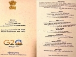 G20 dinner menu celebrates millets