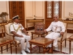 India Navy Chief Admiral R Hari Kumar meets Oman's Minister Mohammed Al-Nu'amani, discusses bilateral defence cooperation