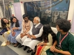 Practice yoga for 15 mins everyday for me: PM Modi to youngsters on Mumbai metro ride