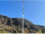 Jammu and Kashmir: Indian Army's Chinar Corps members install 104 feet long national flag along LoC in Kupwara