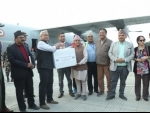 India hands over Earthquake relief material to Nepal