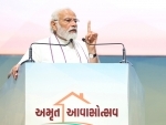 PM Narendra Modi lays foundation stone and dedicates to nation projects worth around Rs 4400 crores in Gandhinagar