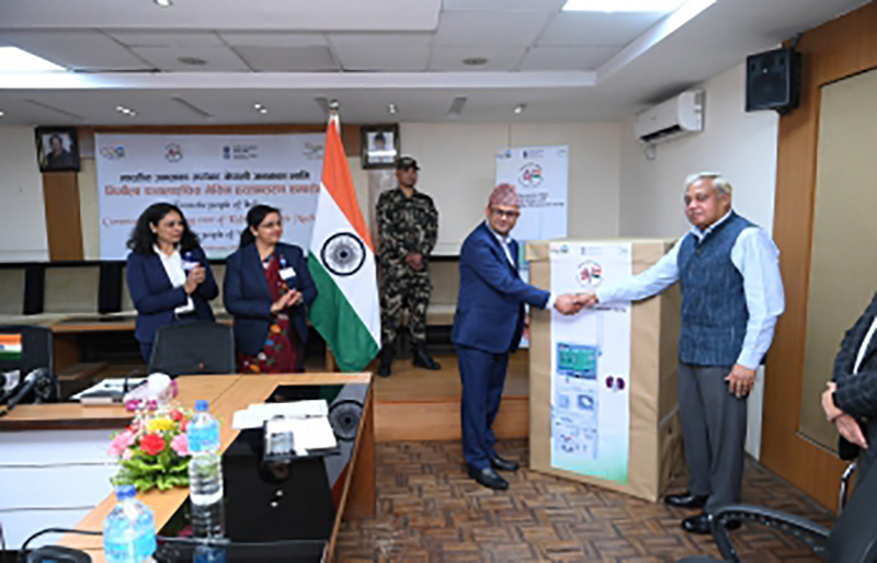 India hands over first tranche of 20 Kidney Dialysis Machines to Nepal