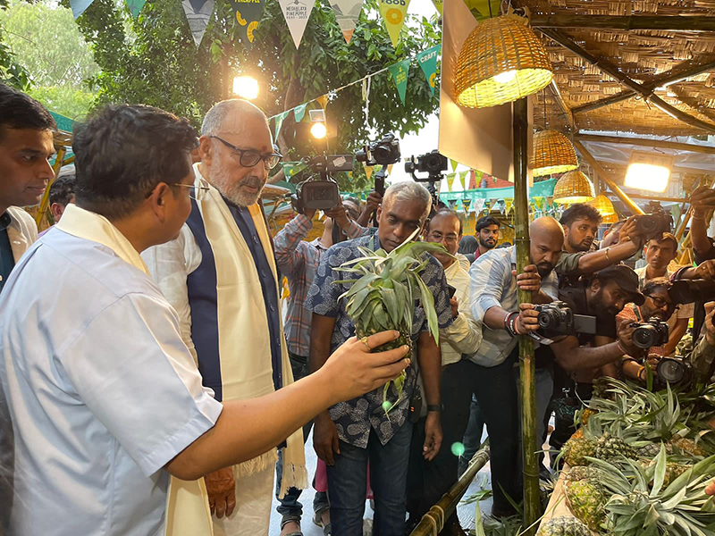 PM Narendra Modi exalts Meghalaya's pineapples