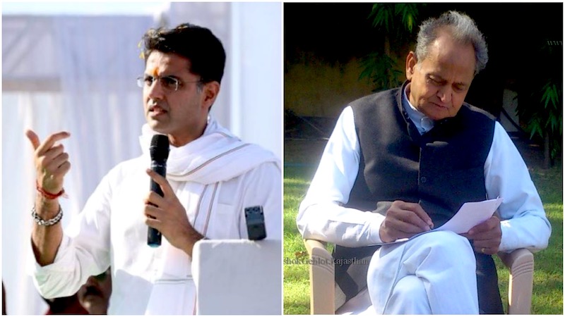 In rare show of support, Ashok Gehlot stands up for Sachin Pilot in face of BJP attack