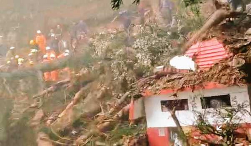 Twenty-five people buried alive under temple rubbles in Shimla: Police sources