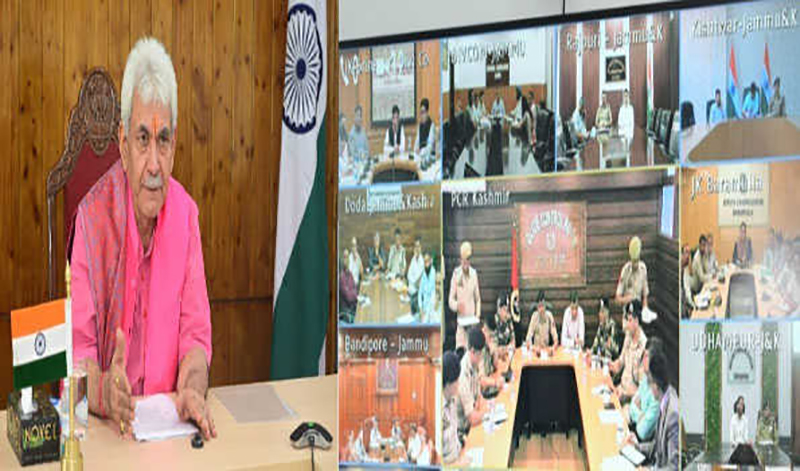 Jammu and Kashmir: LG Manoj Sinha reviews preparedness for Independence Day celebration