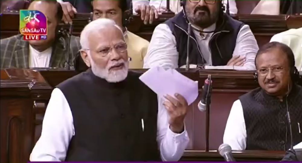 'Nehru was such a great person, why not use his surname?': PM Modi's swipe at the Gandhis in Rajya Sabha
