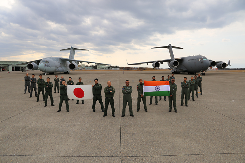 Exercise Shinyuu Maitri: India Air Force transport aircraft exercise with Japanese Air Self Defence Force