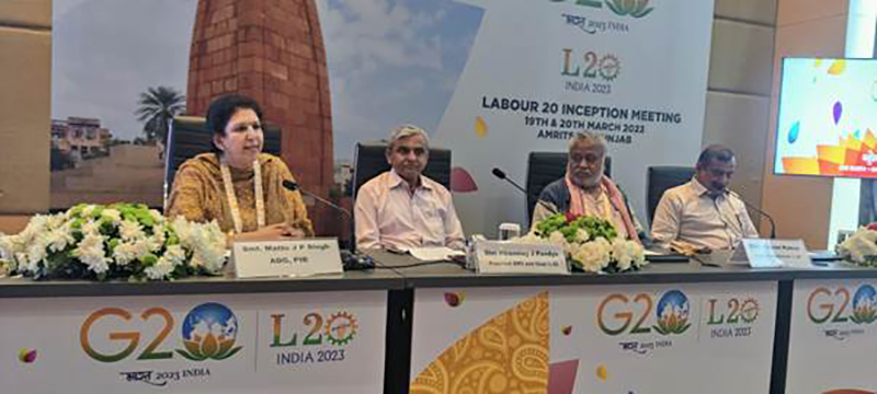 Delegates, experts from 20 nations arrive in Amritsar for Inception meeting of Labour20 under India’s G20 presidency