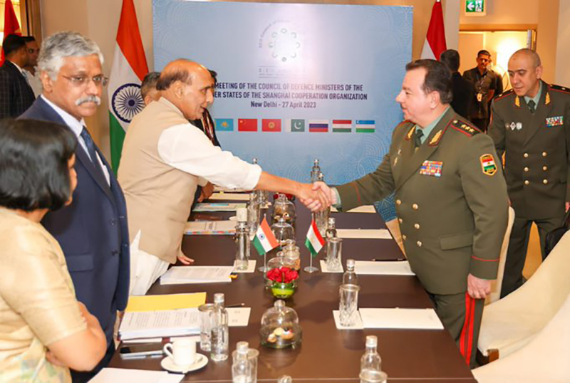 Rajnath Singh meets Kazakh, Tajikistani counterparts on sidelines of SCO Defence Ministers’ Meeting