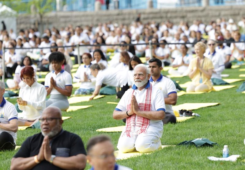 PM Modi-led yoga event at UN Headquarters in New York creates Guinness World Record