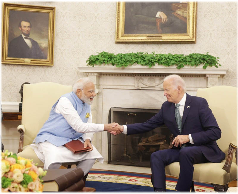 PM Modi discusses trade, investment, defence during his meeting with US President Biden