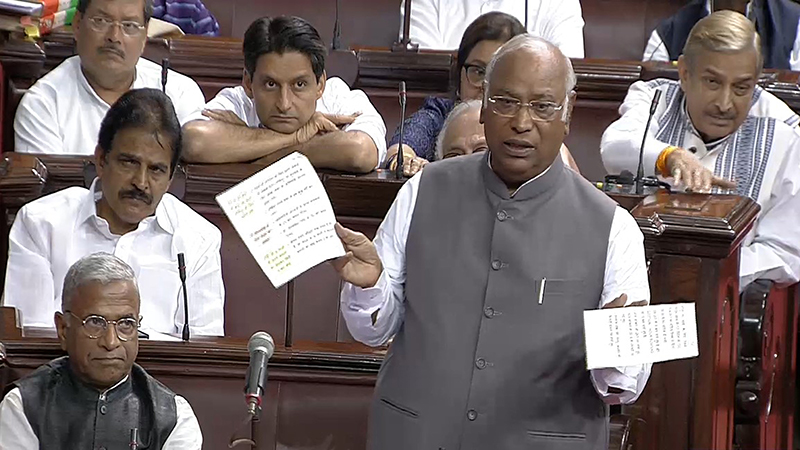Parliament special session: Mallikarjun Kharge presses for women reservation bill