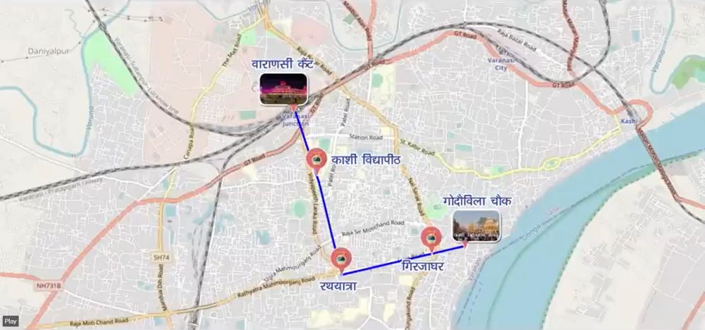 PM Modi lauds construction of 3.85 km long public transport ropeway in Varanasi