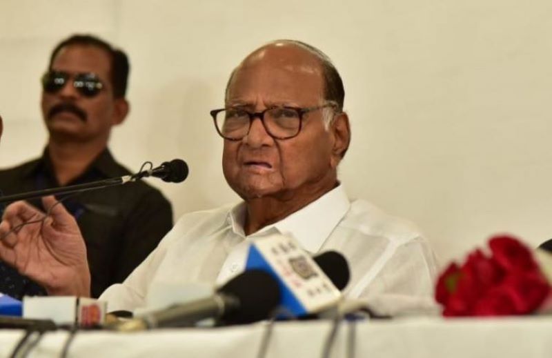 NCP panel rejects Sharad Pawar's resignation as party chief