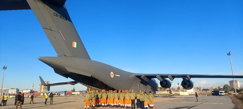 IAF plane with rescue personnel lands in earthquake-hit Turkey, second plane with relief on way