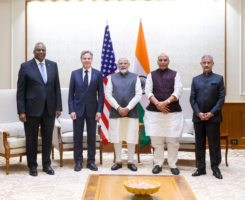 Narendra Modi expresses satisfaction on deepening India-USA cooperation during meeting with Blinken, Austin