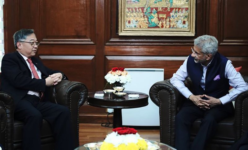 EAM S Jaishankar meets visiting Singapore Trade Minister