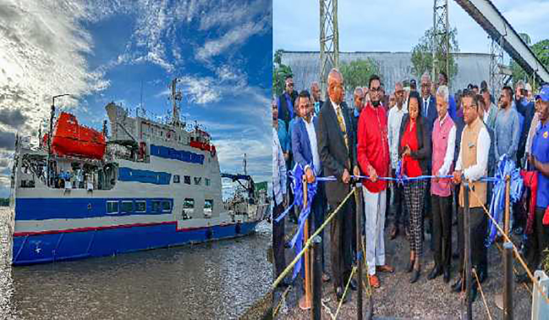 EAM Jaishankar joins Guyanese President in commissioning of India-designed and built MV MA Lisha ferry