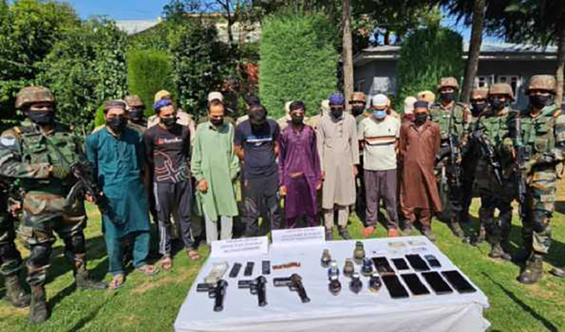 Jammu and Kashmir: 8 suspected militant associates of LeT arrested in Uri Baramulla