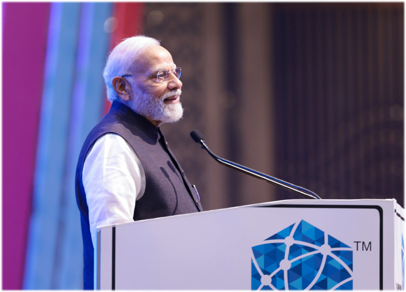 Narendra Modi inaugurates 7th edition of India Mobile Congress in New Delhi, says India lays emphasis on becoming a leader in 6G