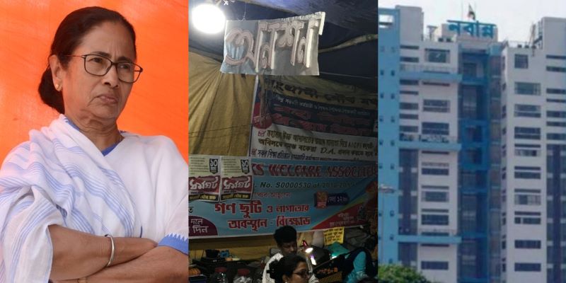 Despite state's warning, Bengal govt employees associations observe strike over DA