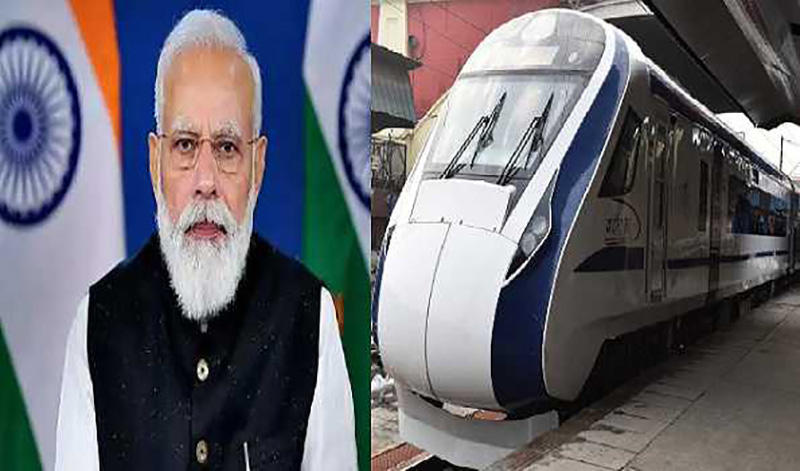 PM Narendra Modi flags off Assam’s first Vande Bharat Express connecting Guwahati to New Jalpaiguri