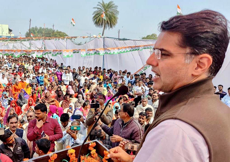 Congress leader Sachin Pilot to launch mass outreach campaign in Rajasthan
