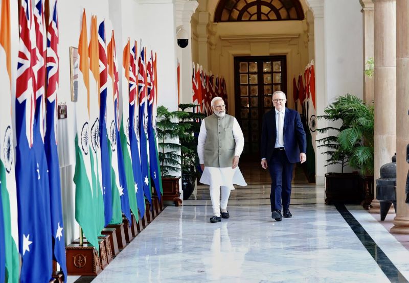 PM Modi, Australian PM Anthony Albanese hold bilateral talks at Hyderabad House