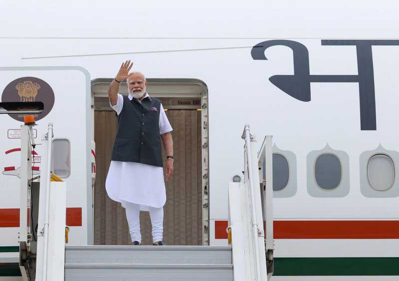 PM Modi leaves for official visits to France, UAE