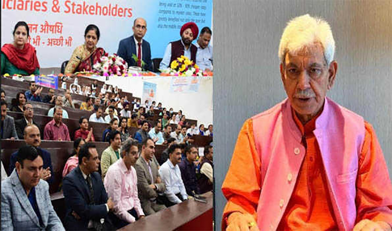 Nearly 350 modern health infra projects coming up in J&K: LG Manoj Sinha