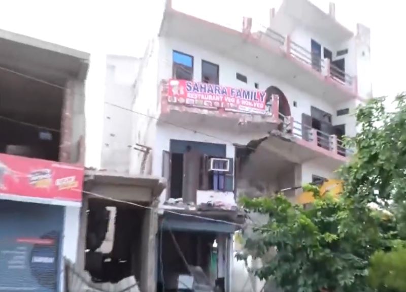 Haryana administration demolishes hotel from where stones were thrown at Nuh religious procession