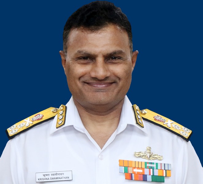 Vice Admiral Krishna Swaminathan assumes charge as Indian Navy’s controller of personnel services
