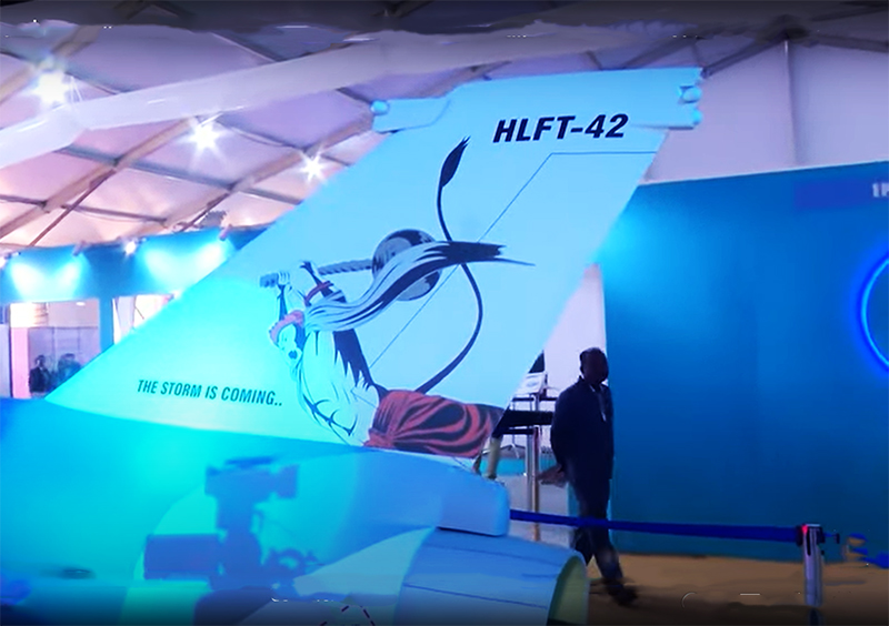 Aero India 2023: HAL removes Lord Hanuman's image from HLFT-42 aircraft model