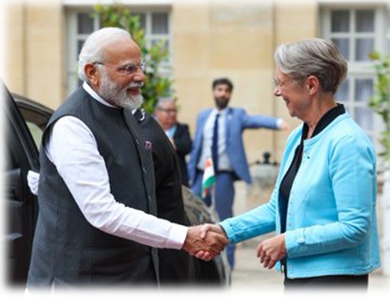 Prime Minister in France: Narendra Modi meets Elisabeth Borne, discusses further areas of cooperation