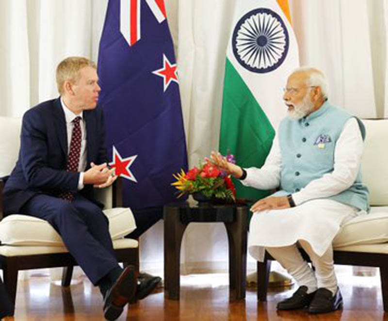 Narendra Modi meets New Zealand PM Chris Hipkins, discusses various aspects of bilateral relationship