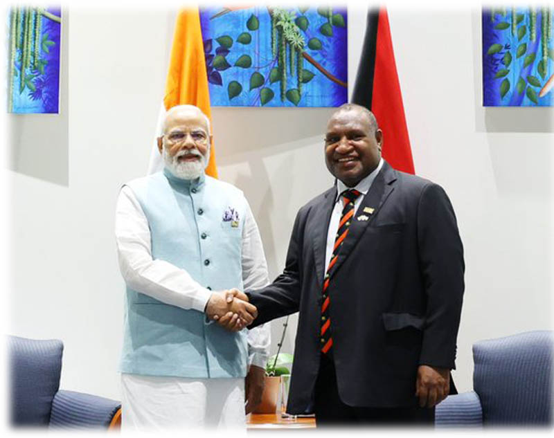 Had a productive talk with Papua New Guinea PM James Marape: Narendra Modi