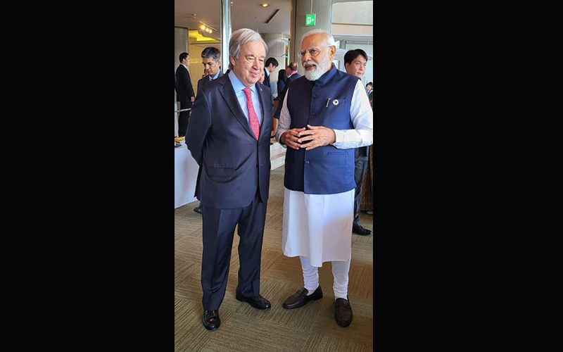 PM Narendra Modi shares 'wonderful conversation' with Antonio Guterres